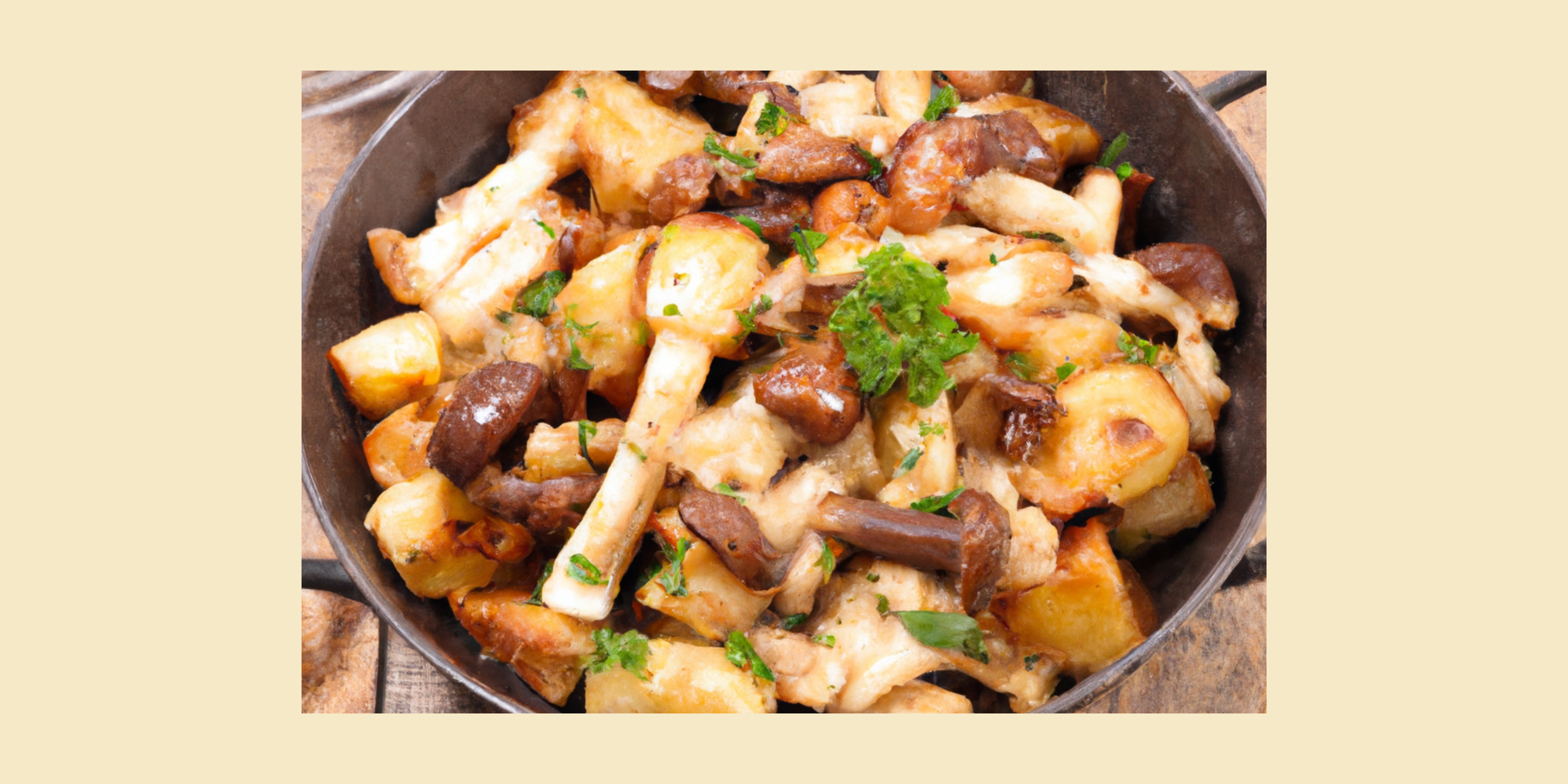 Poutine Champignon Maredsous